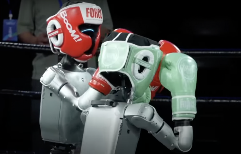 Már humanoid robotok csapnak össze a ringben, ahol az élőlények harcai helyett gépek küzdenek egymással.
