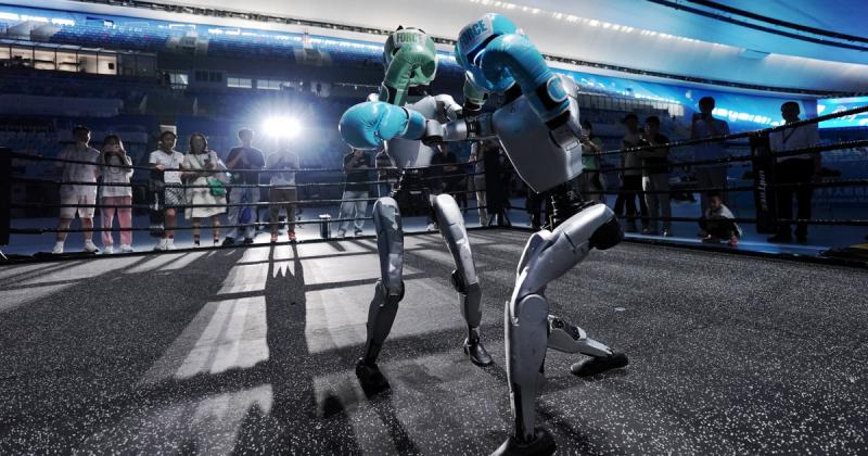 Láttad már, ahogy a bokszolásra programozott robotok egymásnak feszülnek? Képzeld el, ahogy a fémtestek precízen ütik egymást, miközben a közönség izgatottan figyeli a küzdelmet.